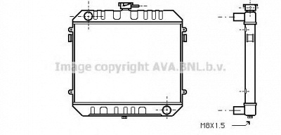 AVA QUALITY COOLING ol2172 -  Радиатор, охлаждение двигателя